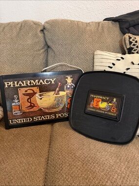 1970’s Westwood Pharmacy Vintage warm-o-tray and thermo-serv tray